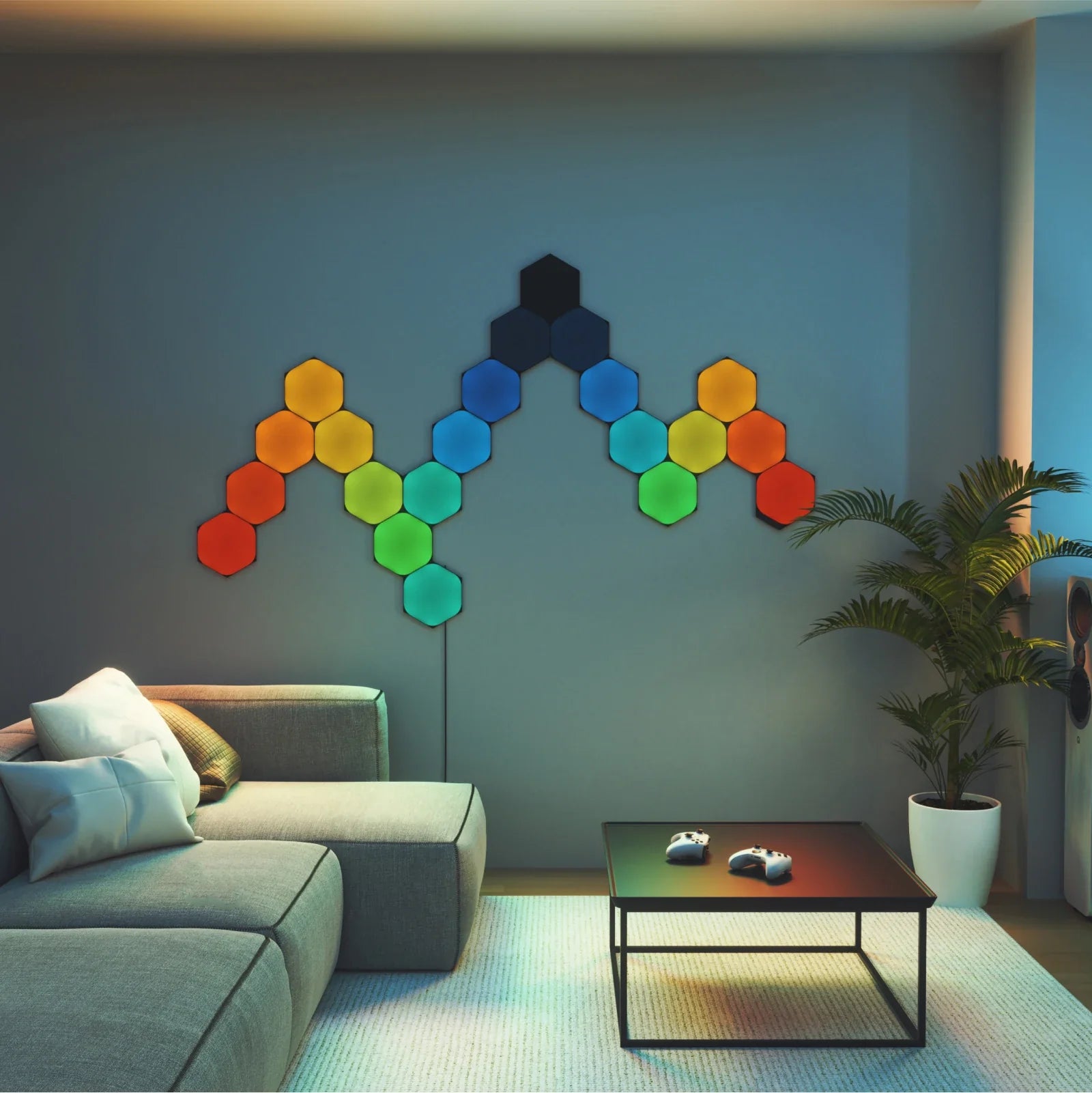 【NL】Shapes Hexagon BLACK - Starter Kit 9pcs