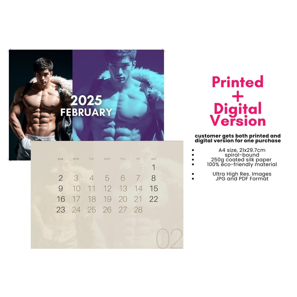 【G.alley】2025 Hunk Art Calendar 2025 限量掛曆