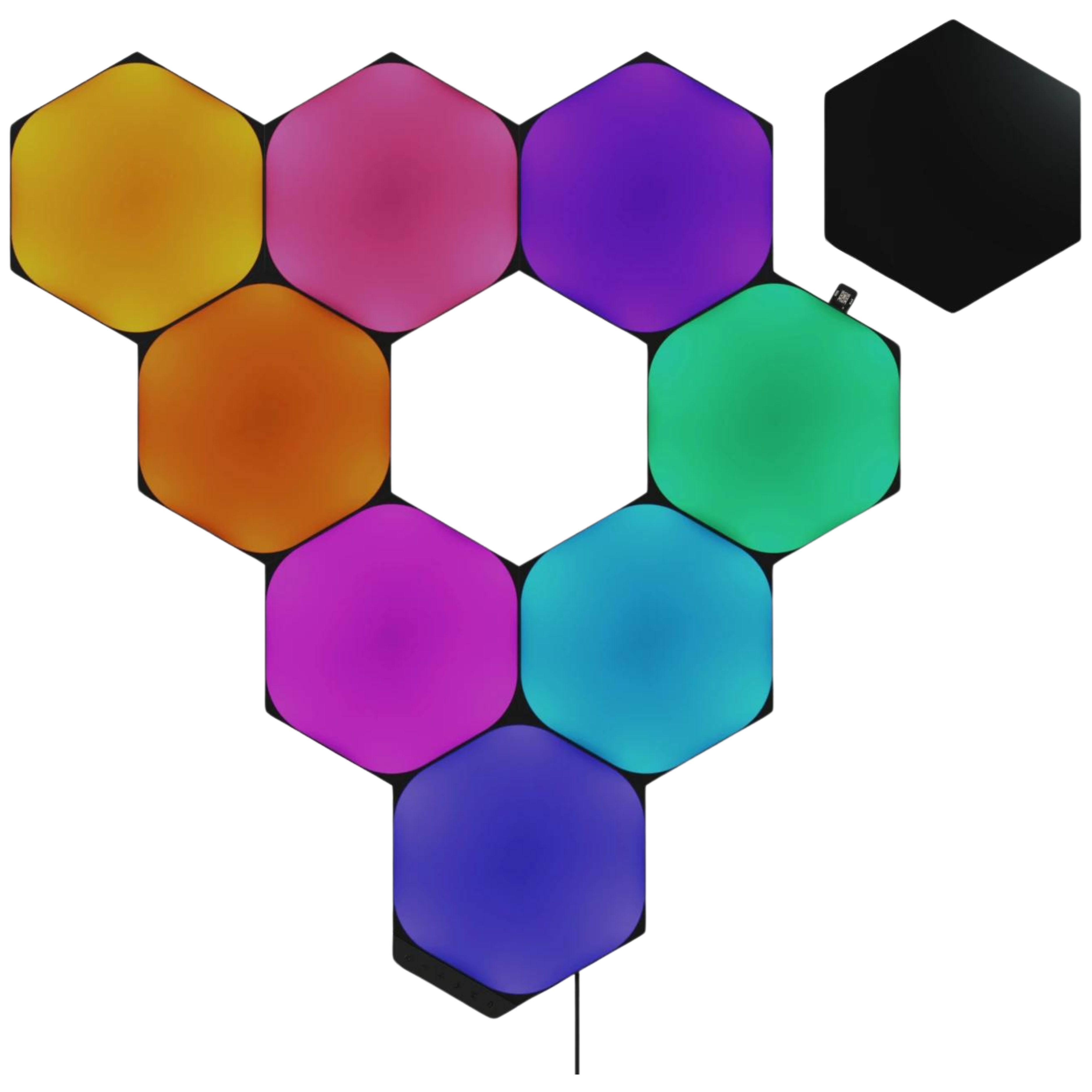 【NL】Shapes Hexagon BLACK - Starter Kit 9pcs