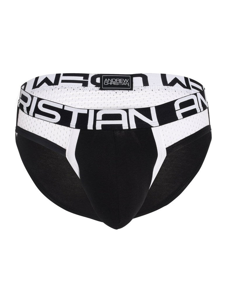 【AC】Sports Mesh Brief - SHOW-IT® - Black and White 6
