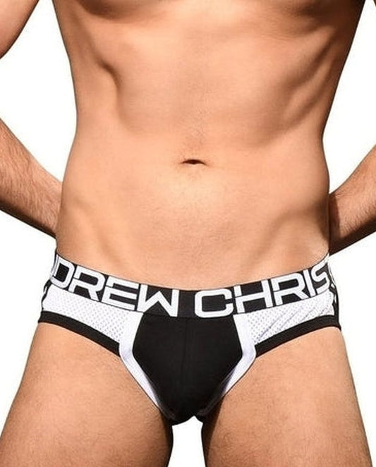 【AC】Sports Mesh Brief - SHOW-IT® - Black and White 1