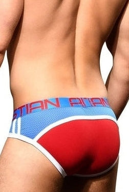 【AC】Sports Mesh Brief - SHOW-IT® - Red and Blue 2