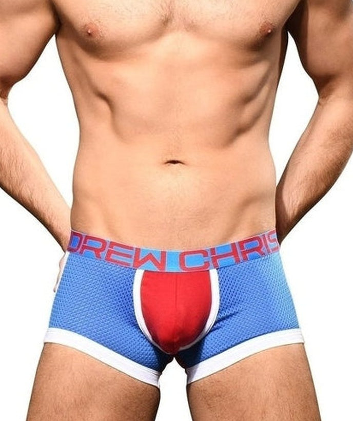 【AC】Sports Mesh Boxer - SHOW-IT® - Red and Blue 1