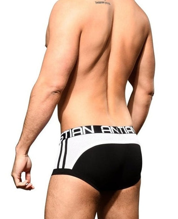 【AC】Sports Mesh Boxer - SHOW-IT® - Black and White 2