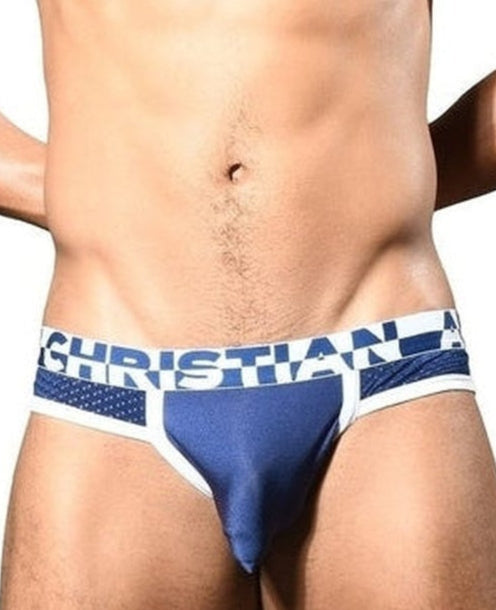 【AC】Sports Mesh Jock - ALMOST NAKED® - Navy 1