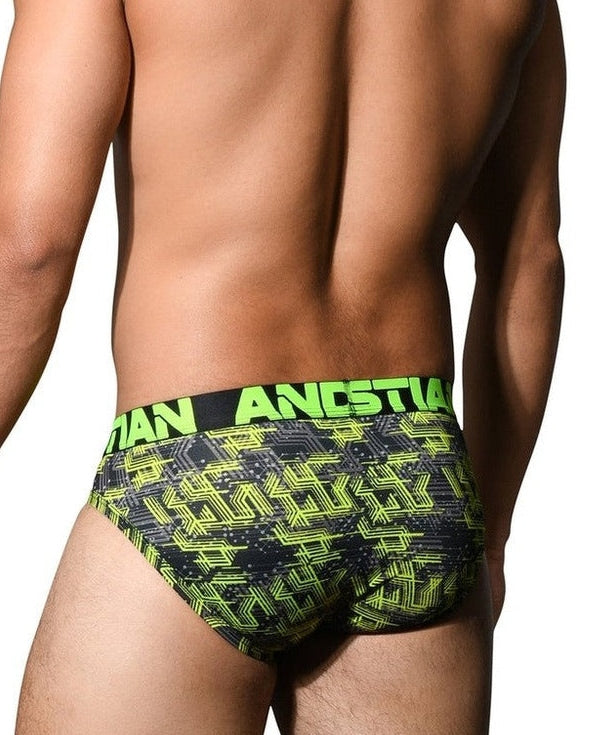 【AC】VIBE Tech Micro-Mesh Brief Neon Yellow