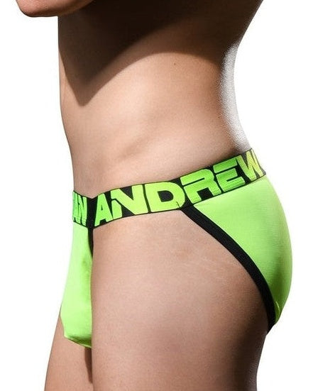 【AC】 Moisture Control Brief - ALMOST NAKED® Neon Yellow