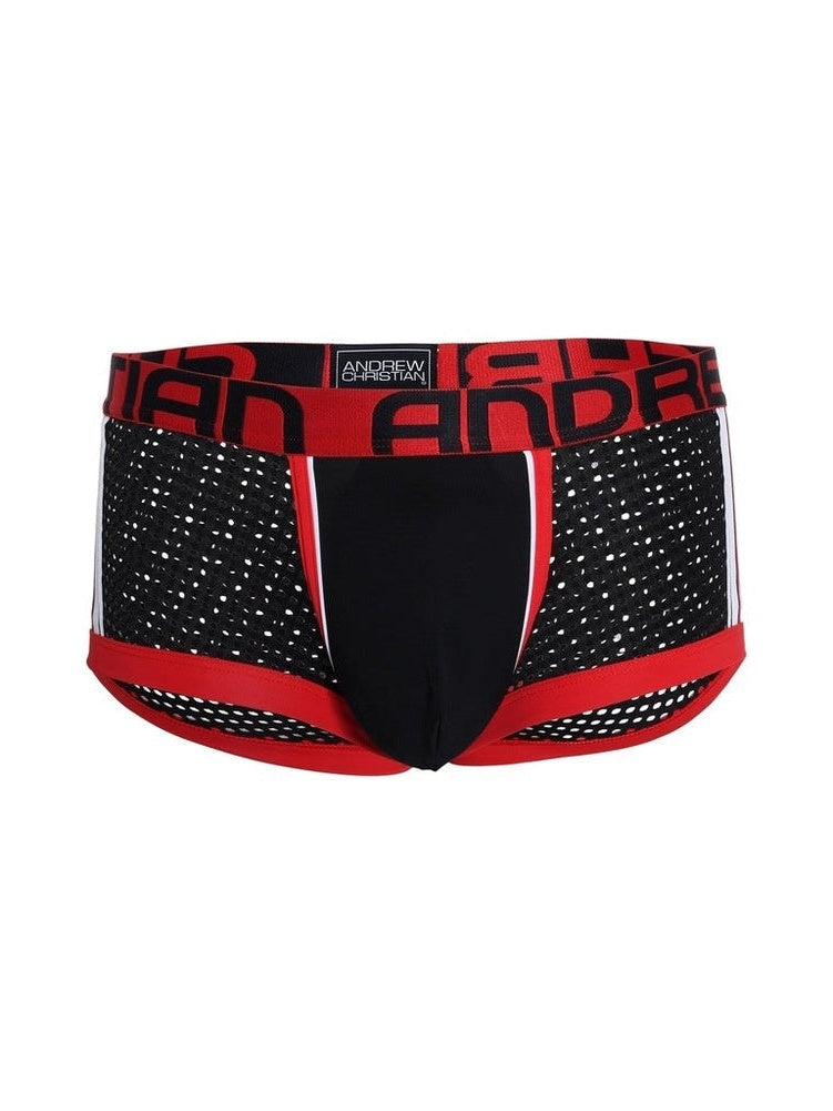 【AC】 Competition Mesh Boxer - ALMOST NAKED® Black