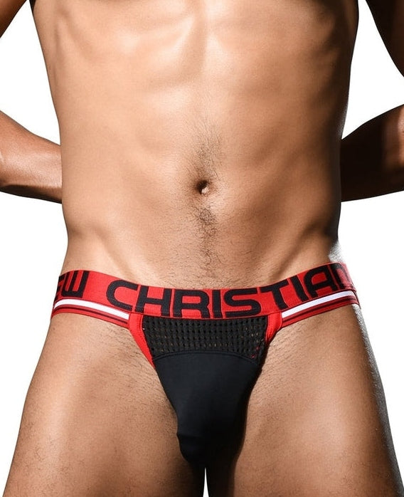 【AC】 Competition Mesh Jock - ALMOST NAKED® Black