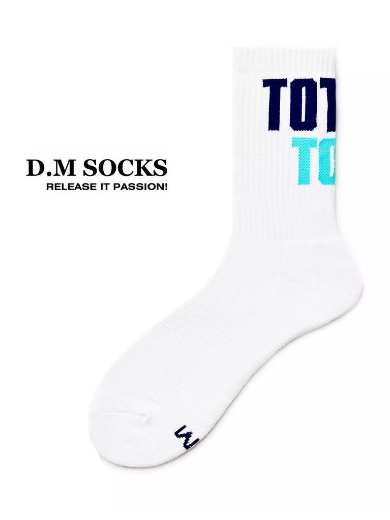 【DM】WHITE TOTAL TOP SOCKS