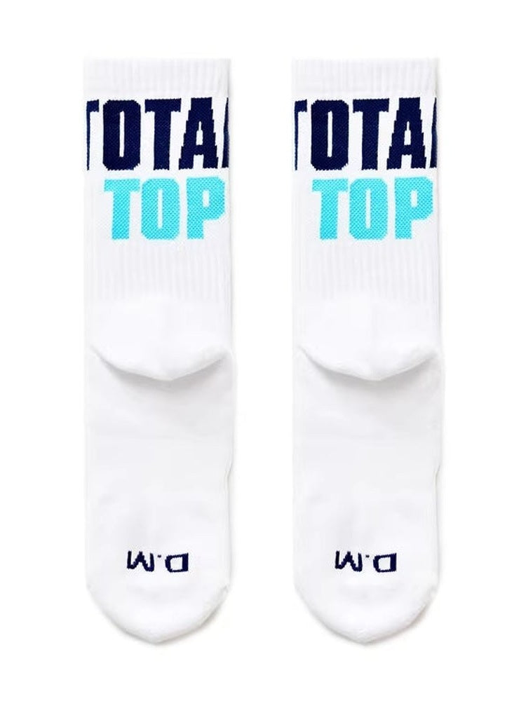 【DM】WHITE TOTAL TOP SOCKS