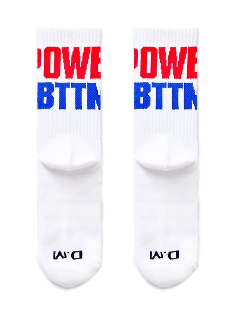 【DM】WHITE POWER BTM SOCKS